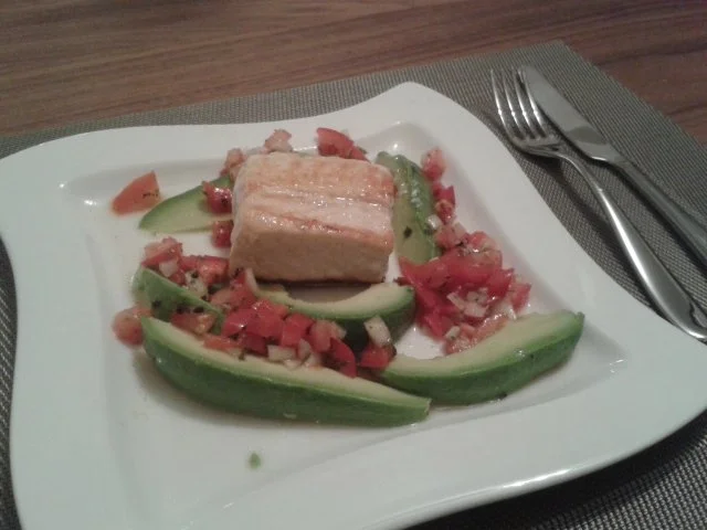 Avocado & Lachs mit Chimichurri - Rezept