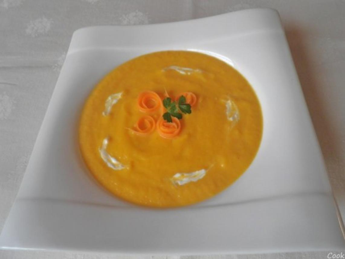 Karotten - Ingwer - Orangen - Suppe ... - Rezept - kochbar.de