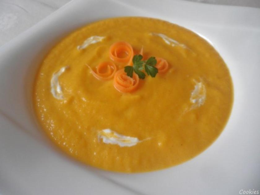 Karotten - Ingwer - Orangen - Suppe ... - Rezept - kochbar.de