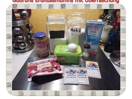 Rezept: Muffins: Erdnussmuffins Bild Nr. 2 Muffins: Erdnussmuffins - Rezept - Bild Nr. 2