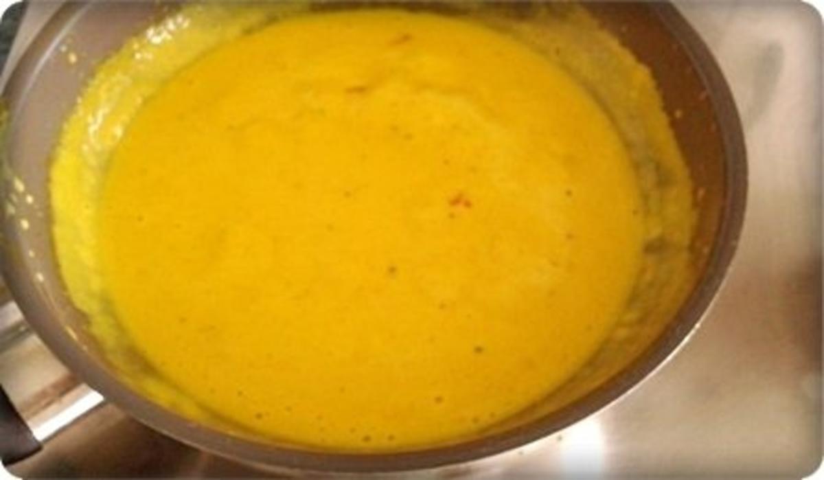 Schwäbische Maultaschen mit pikanter Käse Sauce nappiert - Rezept - Bild Nr. 10