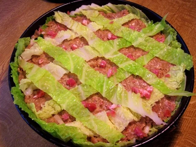 Rezept: Pikante Wirsingtorte mit Pfifferlingen und würzigem Hackfleisch gefüllt Bild Nr. 7 Pikante Wirsingtorte mit Pfifferlingen und würzigem Hackfleisch gefüllt - Rezept - Bild Nr. 7