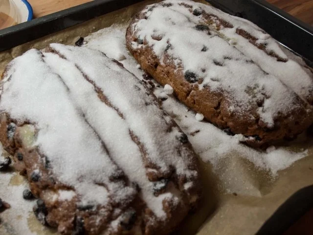 Weihnachten: Weihnachtsstollen aus der Oberlausitz mit Sultaninen - Rezept