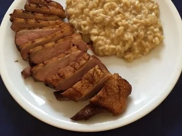 Steinpilzrisotto mit Entenbrust - Rezept - Bild Nr. 2