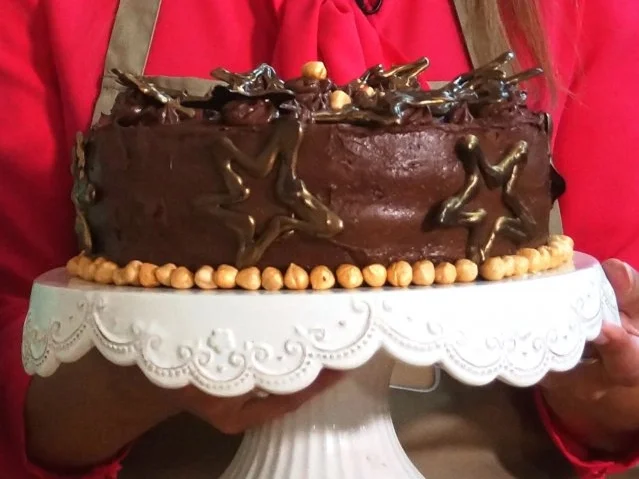 "Weihnachtszauber á l´Orange-Schokokuchen mit Kardamom" - Rezept