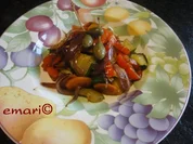 mediteraner Gemüse Teller - Rezept