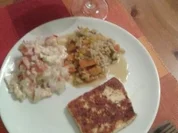 Mediterraner Fenchelsalat mit Pfannenkäse - Rezept