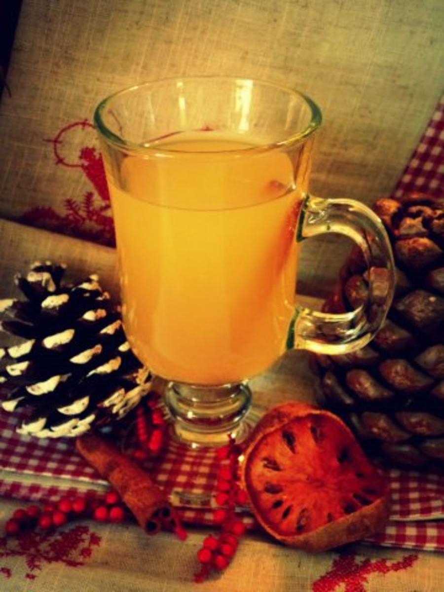 Getränk: Heißer Zimt-Apfelsaft - Rezept
