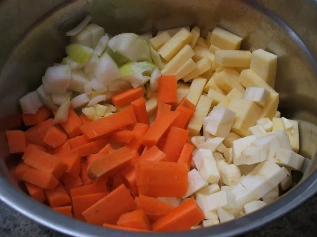 Gemüse: Wurzelgemüse-Püree (vegan) - Rezept - Bild Nr. 3