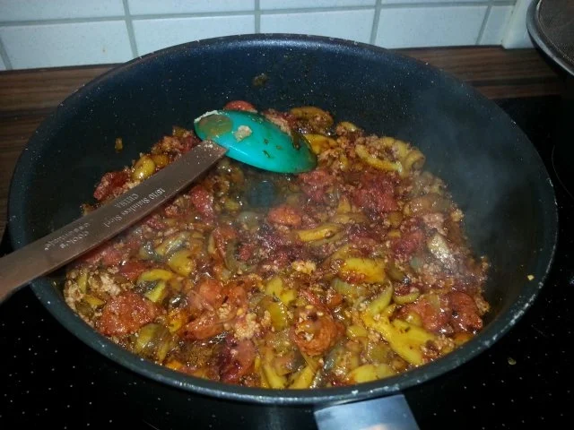 Pasta mit Chorizo Biersauce - Rezept - Bild Nr. 3