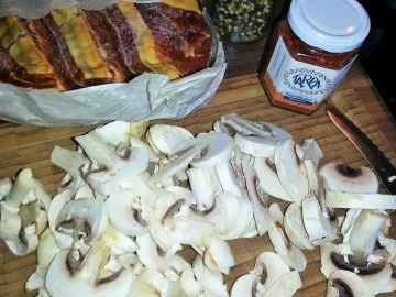 Spaghetti in Champignonrahmsauce - Rezept - Bild Nr. 3