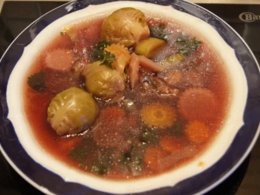 Dunkle Rindfleisch-Gemüsesuppe - Rezept - Bild Nr. 15