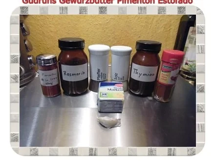Rezept: Brotaufstrich: Gewürzbutter Pimenton Estofado Bild Nr. 2 Brotaufstrich: Gewürzbutter Pimenton Estofado - Rezept - Bild Nr. 2