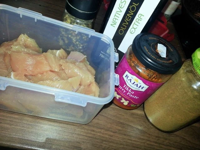 Rezept: Grünes Gemüsecurry mit scharfen Spießen Bild Nr. 8 Grünes Gemüsecurry mit scharfen Spießen - Rezept - Bild Nr. 8