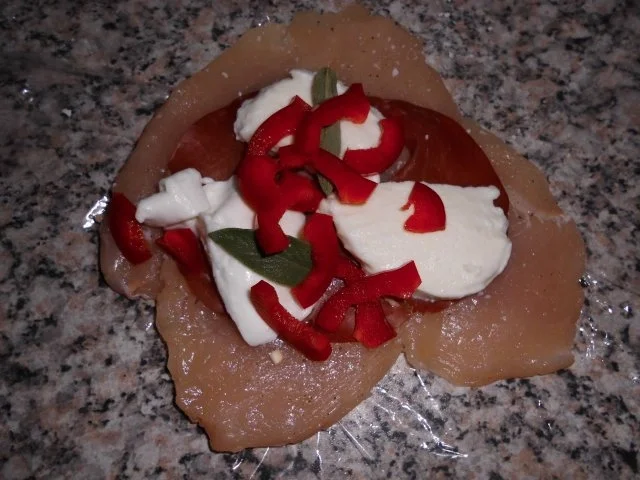 Hähnchenröllchen mediterran>>> - Rezept - Bild Nr. 5