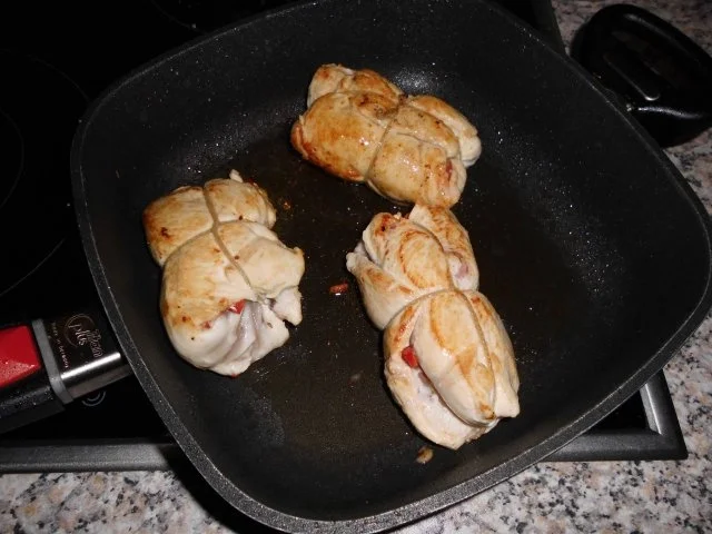 Hähnchenröllchen mediterran>>> - Rezept - Bild Nr. 8