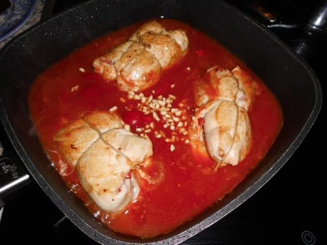 Hähnchenröllchen mediterran>>> - Rezept - Bild Nr. 9