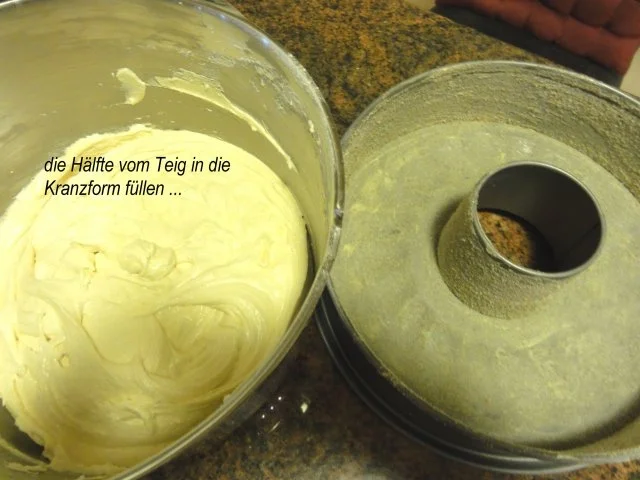 Rezept: Rührteig: feiner MARMOR - KRANZKUCHEN Bild Nr. 3 Rührteig: feiner MARMOR - KRANZKUCHEN - Rezept - Bild Nr. 3