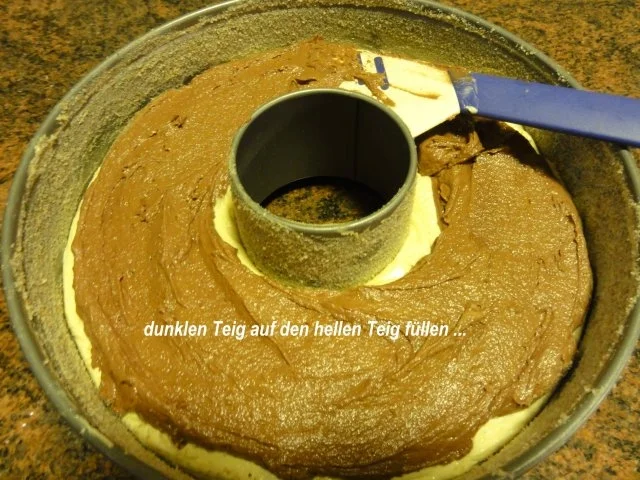 Rezept: Rührteig: feiner MARMOR - KRANZKUCHEN Bild Nr. 5 Rührteig: feiner MARMOR - KRANZKUCHEN - Rezept - Bild Nr. 5