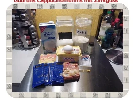 Muffins: Cappuccino-Marzipanmuffins mit Zimtguss - Rezept - Bild Nr. 2