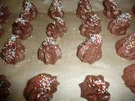 Weihnachtsgebäck : Schoko Plätzchen mit Schnee ! - Rezept
