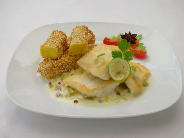 Couscous-Stäbchen zu gebratenem Zanderfilet an Limettensauce - Rezept - Bild Nr. 16