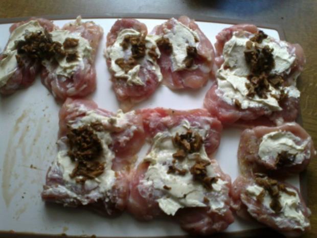 Gefüllte Hähnchenoberkeulen