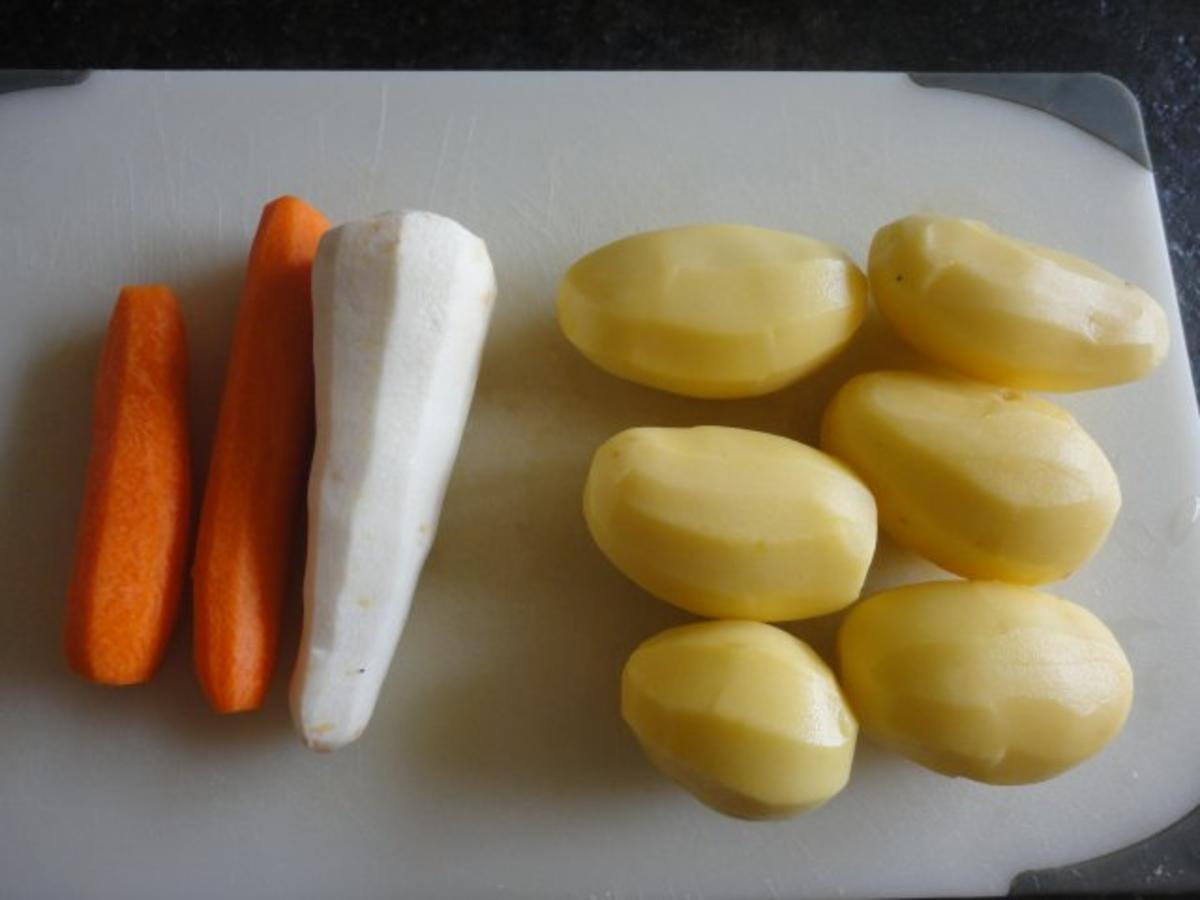 Kartoffel Suppe mit Gemüse Topping - Rezept - Bild Nr. 2