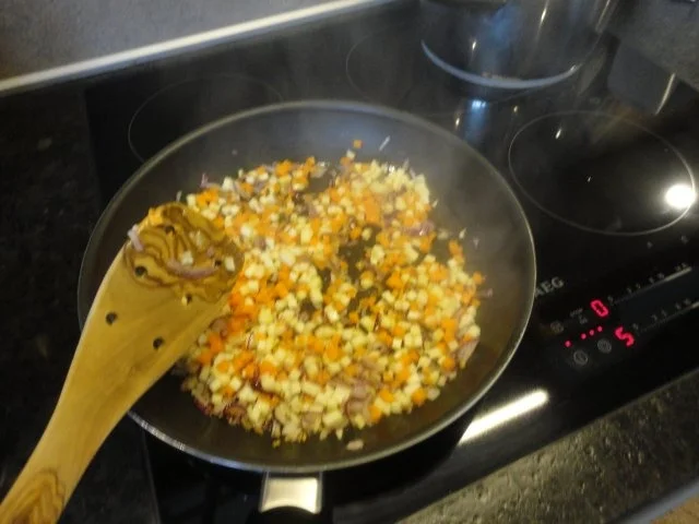 Kartoffel Suppe mit Gemüse Topping - Rezept - Bild Nr. 10