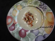 Rezept: Kartoffel Suppe mit Gemüse Topping Kartoffel Suppe mit Gemüse Topping - Rezept