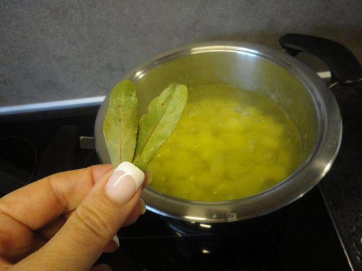 Kartoffel Suppe mit Gemüse Topping - Rezept - Bild Nr. 5