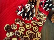 Weihnachtsplätzchen: Marzipan-Schoko-Schwarz-Weiß-Gebäck - Rezept