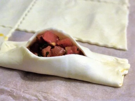 Bruschetta-Nester mit Orangen-Dip - Rezept - Bild Nr. 12