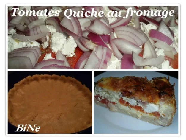 Rezept: BiNe` S TOMATES QUICHE AU FROMAGE BiNe` S TOMATES QUICHE AU FROMAGE - Rezept