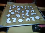 Zimtsterne mit Schokosplits - Rezept