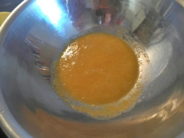 Steckrüben - Apfel - Mousse auf Rote Bete - Himbeer - Spiegel und Calvados - Apfel ... - Rezept - Bild Nr. 7