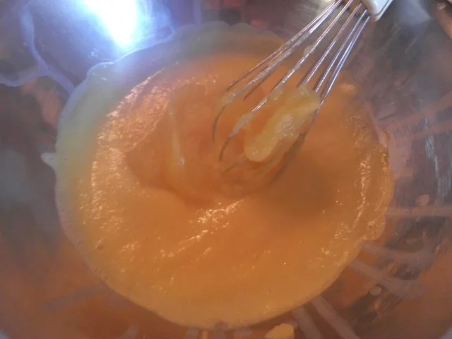 Steckrüben - Apfel - Mousse auf Rote Bete - Himbeer - Spiegel und Calvados - Apfel ... - Rezept - Bild Nr. 8