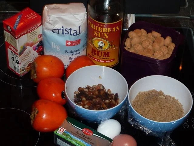 Gefüllte und überbackene Kaki - Rezept - Bild Nr. 2