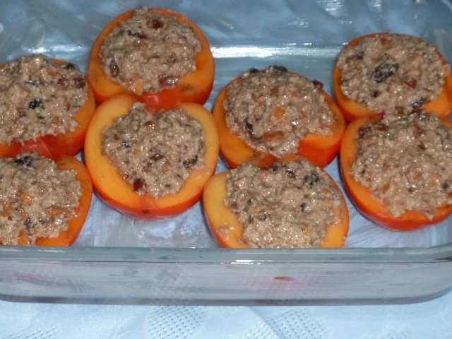 Gefüllte und überbackene Kaki - Rezept - Bild Nr. 4