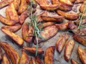 Kartoffelecken / Potato wedges - Rezept