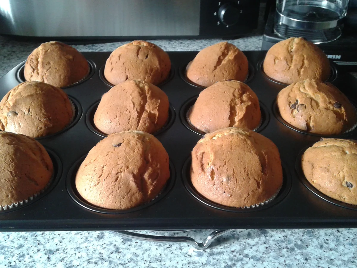 Muffins mit Schokotröpfchen - Rezept - Bild Nr. 6275