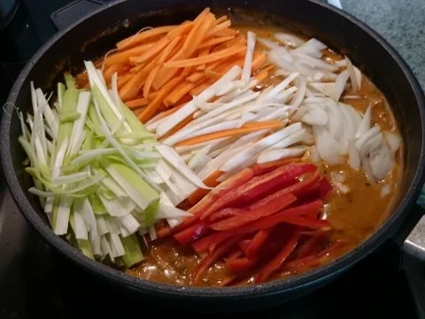 filet mit gemüsestreifen und fruchtiger soße - Rezept - Bild Nr. 7