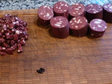 Vanille-Risotto mit Porree und Blutwurst - Rezept - Bild Nr. 3