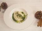 Jakobsmuscheln an Blumenkohlpüree und Rucola-Pesto - Rezept
