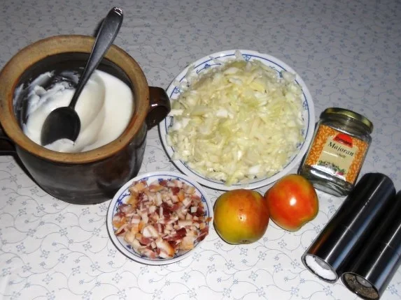 Flönz, oder -  "Jebrat´ne Rotworscht mit Bollen - Appeltitsche".  (Rzpt. um 1950) - Rezept - Bild Nr. 13