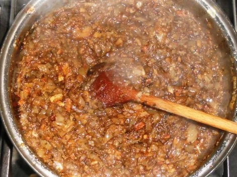 Flönz, oder -  "Jebrat´ne Rotworscht mit Bollen - Appeltitsche".  (Rzpt. um 1950) - Rezept - Bild Nr. 16