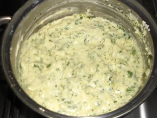 Flönz, oder -  "Jebrat´ne Rotworscht mit Bollen - Appeltitsche".  (Rzpt. um 1950) - Rezept - Bild Nr. 22