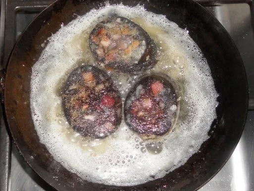 Flönz, oder -  "Jebrat´ne Rotworscht mit Bollen - Appeltitsche".  (Rzpt. um 1950) - Rezept - Bild Nr. 27