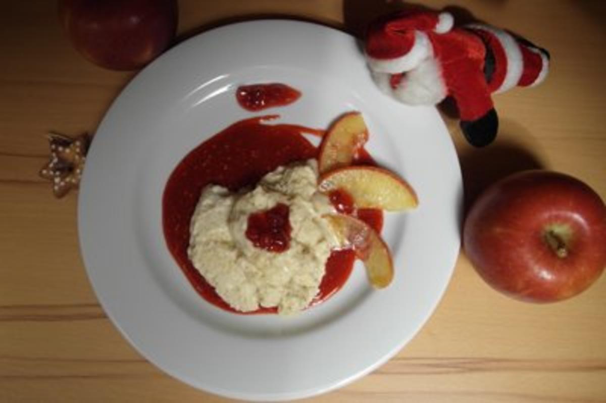 Bratapfelmousse mit Apfelspalten und Preiselbeeren - Rezept Von
Einsendungen Das perfekte Dinner