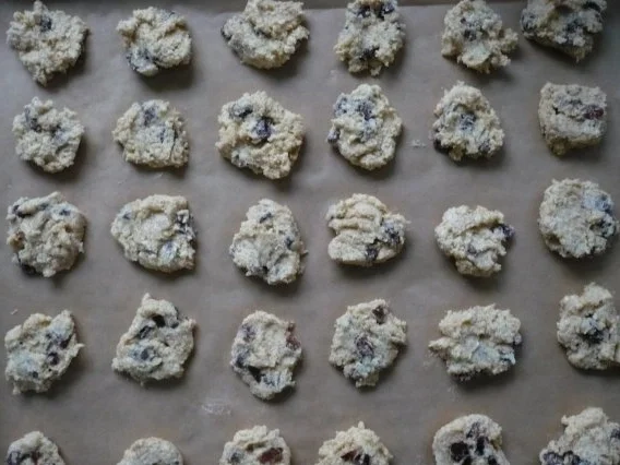 Kokos - Rosinen - Kekse - Rezept - Bild Nr. 5